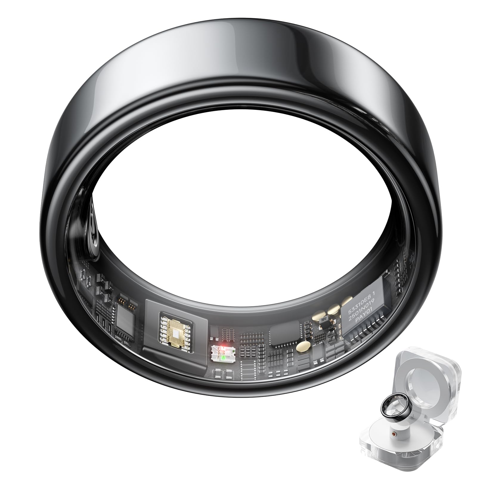 HOU 스마트링 블루투스 초경량 방수 반지 갤럭시 아이폰 호환 한국어 앱 스마트 반지 66,900원