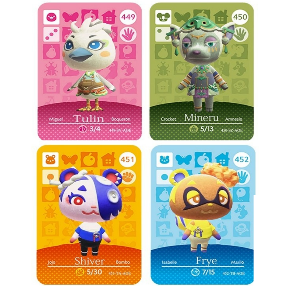 닌텐도 스위치 동물의숲 업데이트 신규 4종카드 3.0, 1세트, 4pcs 19,900원