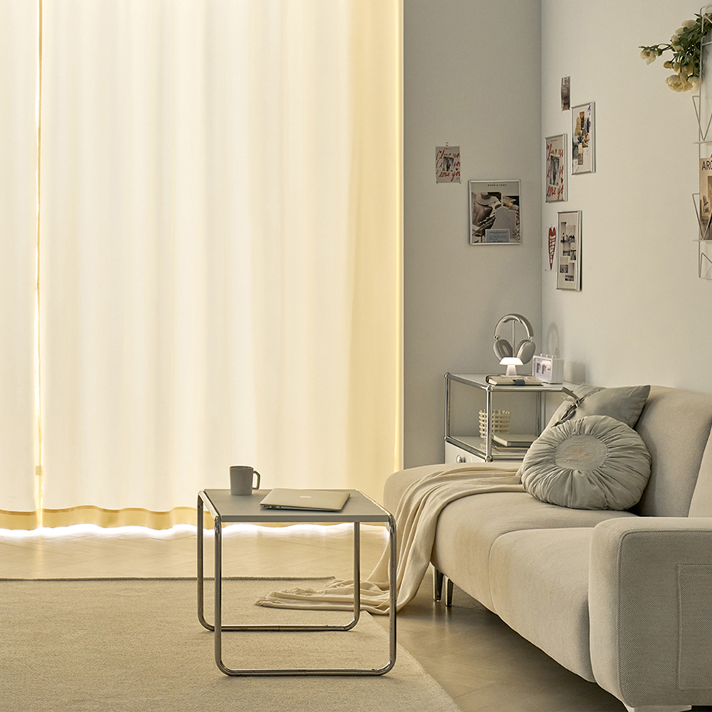 데시뉴 뉴노멀 암막커튼 아일렛형 작은창 2p + 커튼끈 2p 세트 25,550원