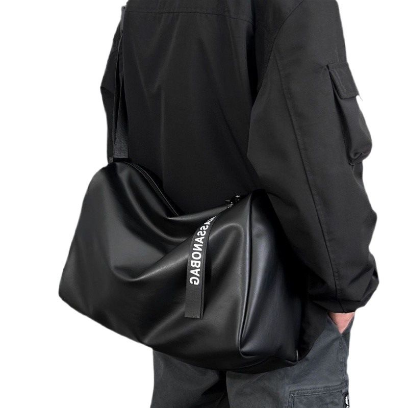 슈퍼인 남자 여자 방수 대용량 가죽 크로스백 데일리 메신저백 19,800원