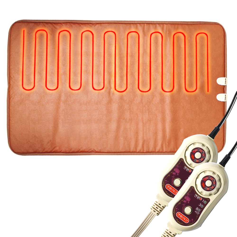 카모아 6단 다이얼방식 차박 캠핑용 온열매트(황토-12V) 120cm X 160cm 129,000원