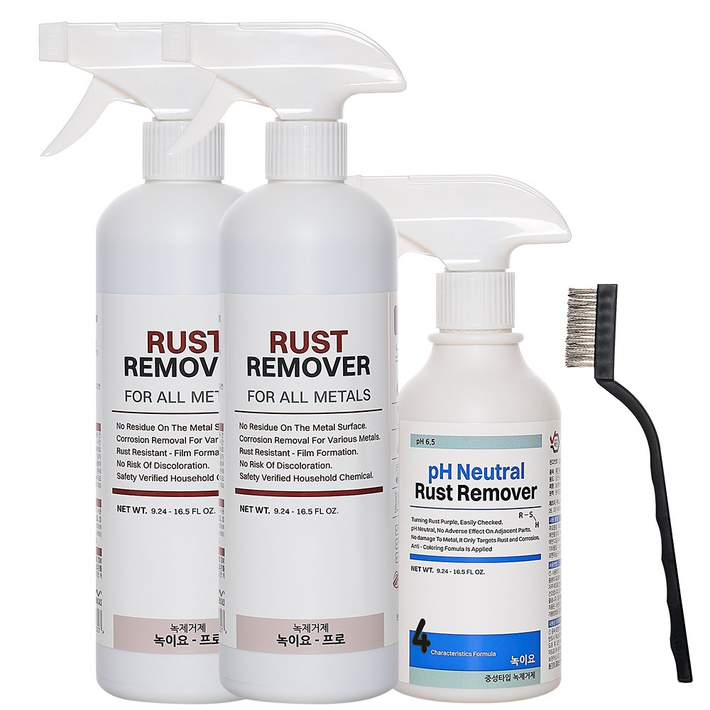 녹이요 정우케미칼 녹제거제 스텐 철 금속 부식 녹물 녹슨거 녹제거 방법, 2개, 500ml 27,500원