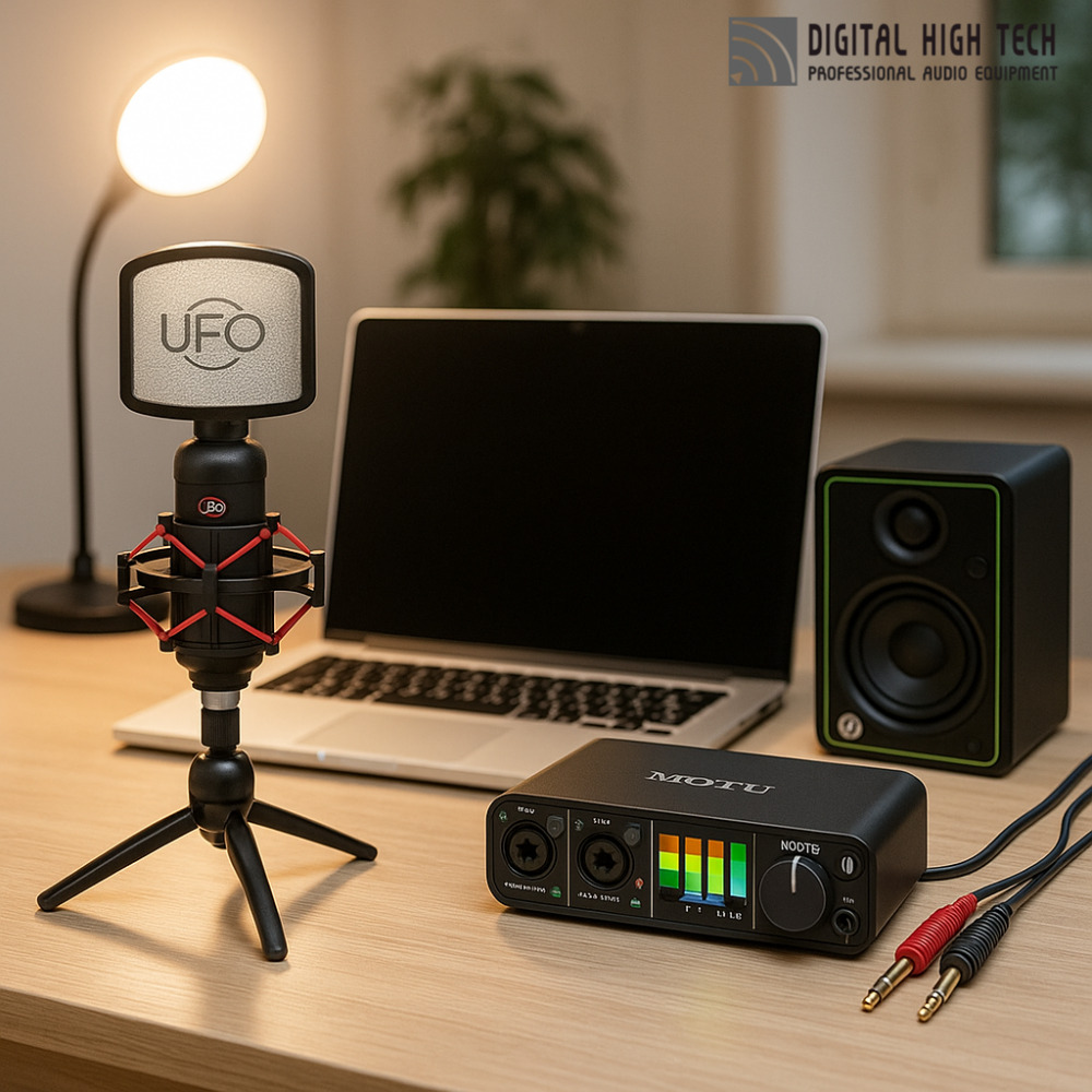 홈레코딩 풀패키지 콘덴서 마이크 오디오 인터페이스 스피커 세트 인프라소닉 MOTU M2 맥키 CR4X CR4XBT 케이블 포함 녹음 믹싱 장비 609,000원