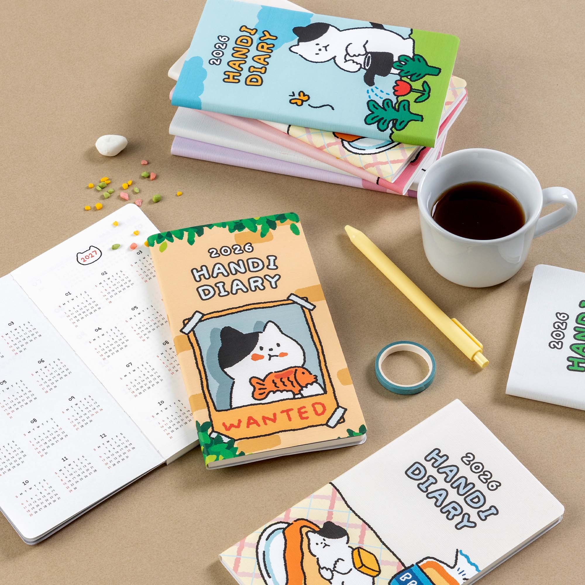 2026 다이어리 핸디 미니 스케쥴러 먼슬리 플래너 일정관리 PVC커버 리틀하우스마켓 LHCUDI0028 6,040원