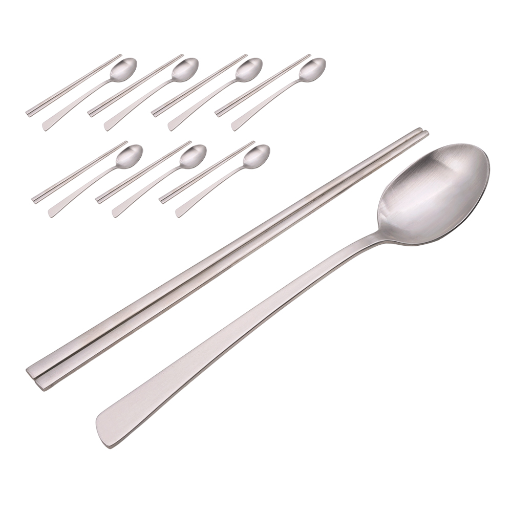 테이블아트 국산 스마트 수저 8인 세트, 단일색상, 숟가락 8p + 젓가락 8p, 1개 41,810원