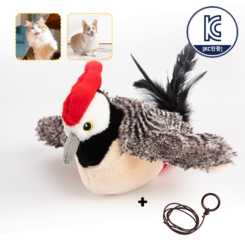 고양이 자동장난감 플라잉버드 소리가나는 인형 15,800원