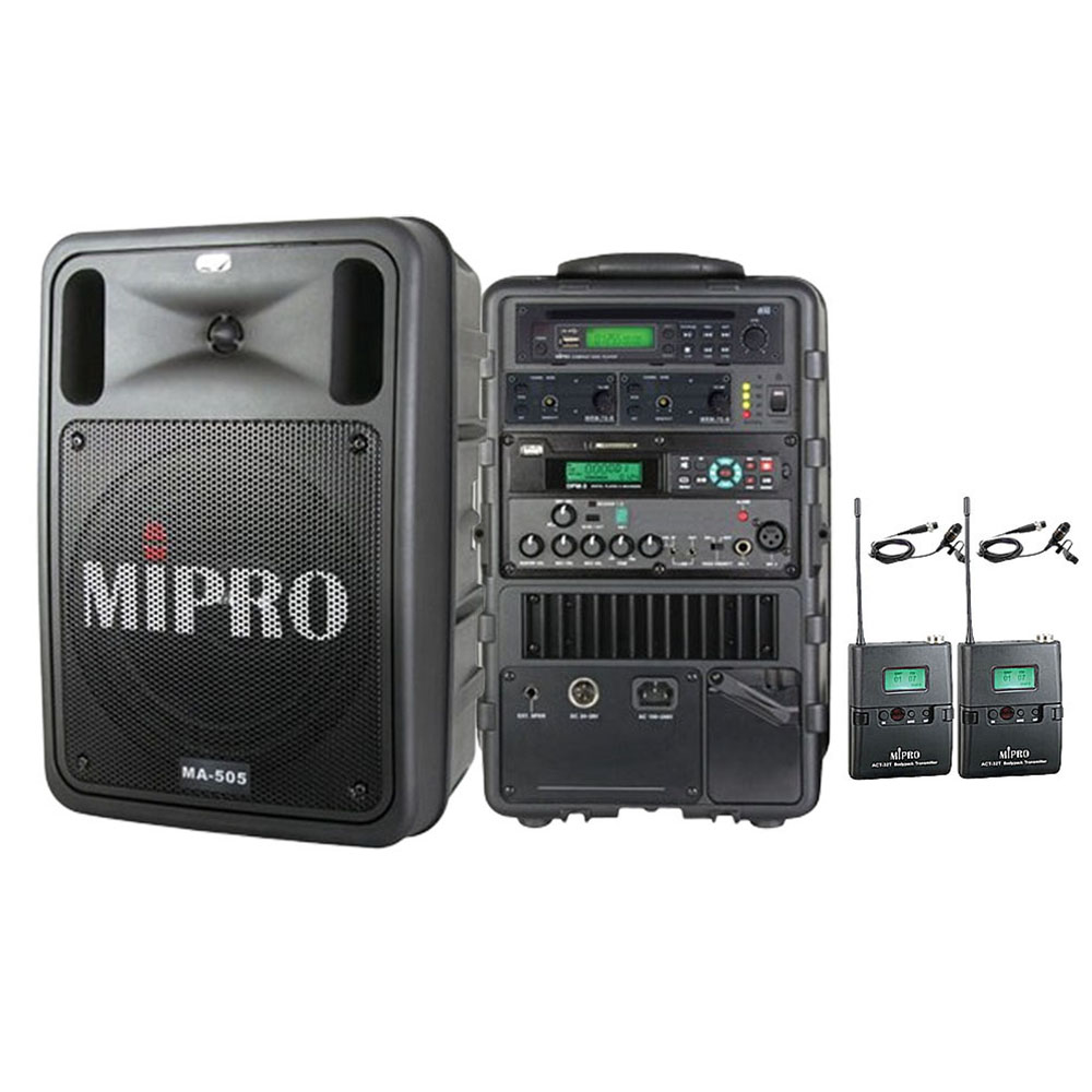 미프로 충전식 앰프 스피커 MA-505D 블루투스 이동식 충전식 행사용 2채널 무선마이크 [공식인증점] 1,970,000원