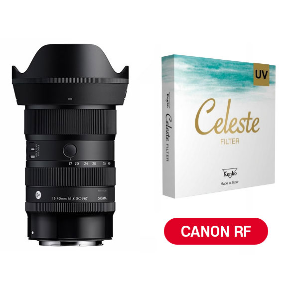 시그마 A 17-40mm F1.8 DC 캐논 RF +겐코 CELESTE필터 1,480,000원