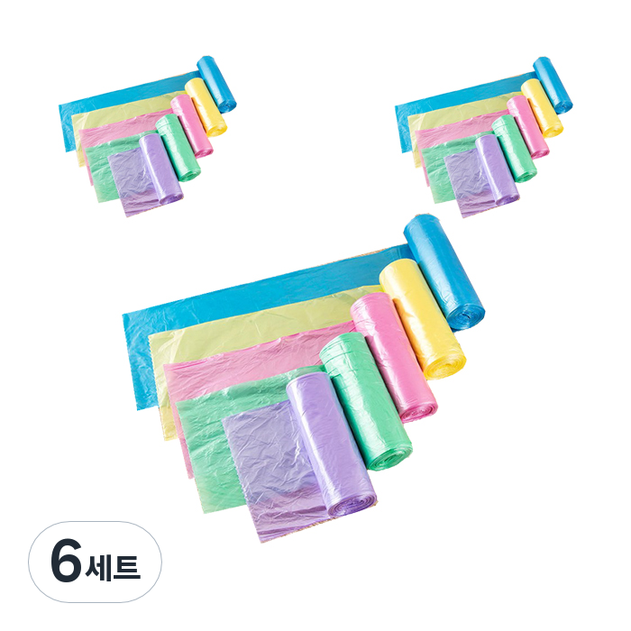 다용도 봉지롤 5종 세트 18,000원