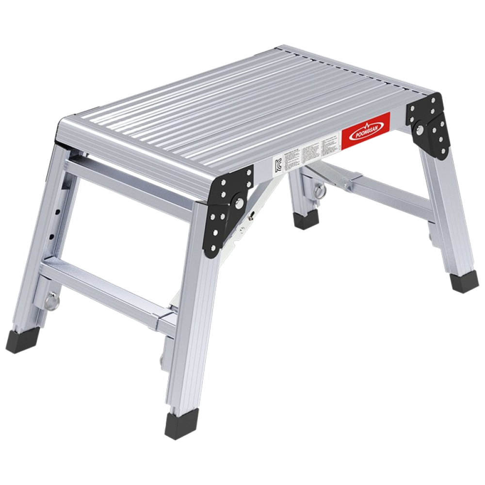 국산 신형 우마 사다리 알루미늄 일자 광폭 안전 발판 도배사다리, 1개 104,500원