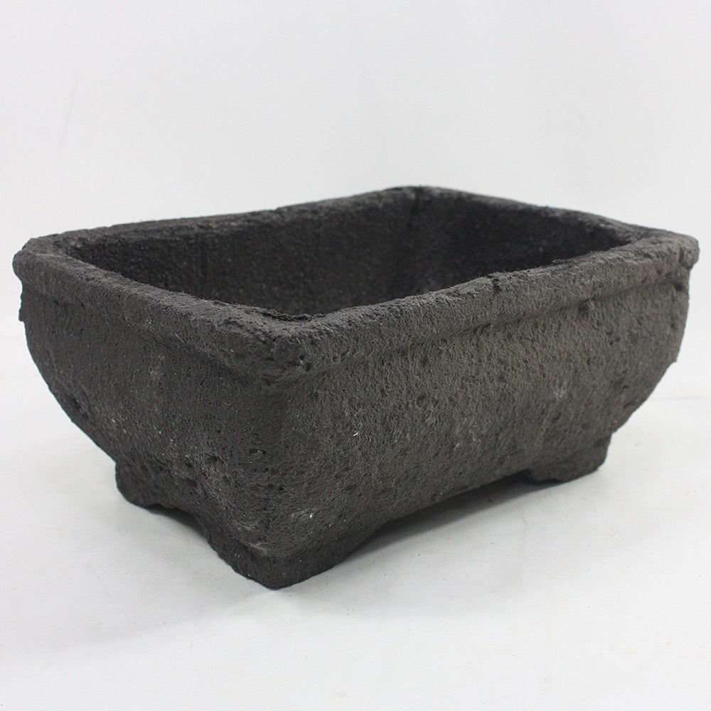 그린데이 화산석 직사각 수제 화분 - 분재 야생화 가드닝 돌화분 공간 인테리어 디자인, 1개, 오리지널 33,900원