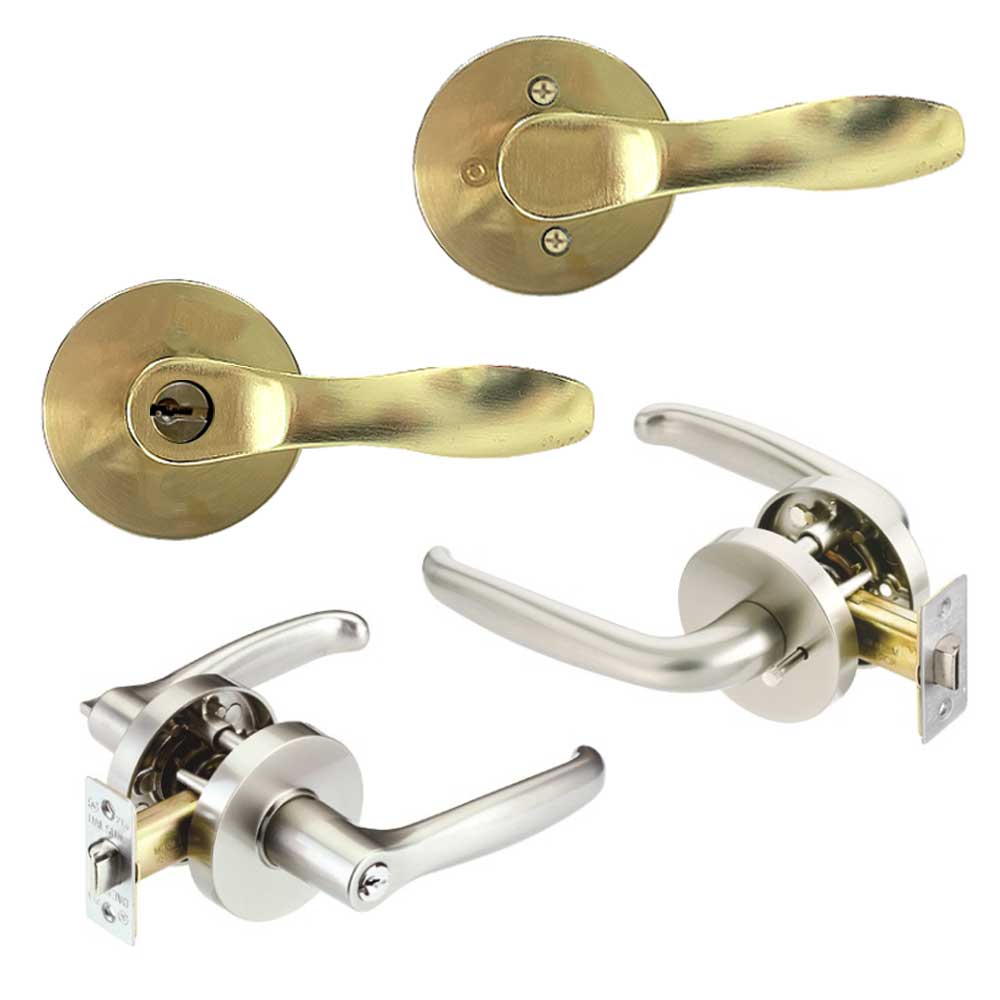 리폼플러스 방문손잡이 욕실 문고리 도어락 인테리어 열쇠형 버튼형, 1개 18,000원