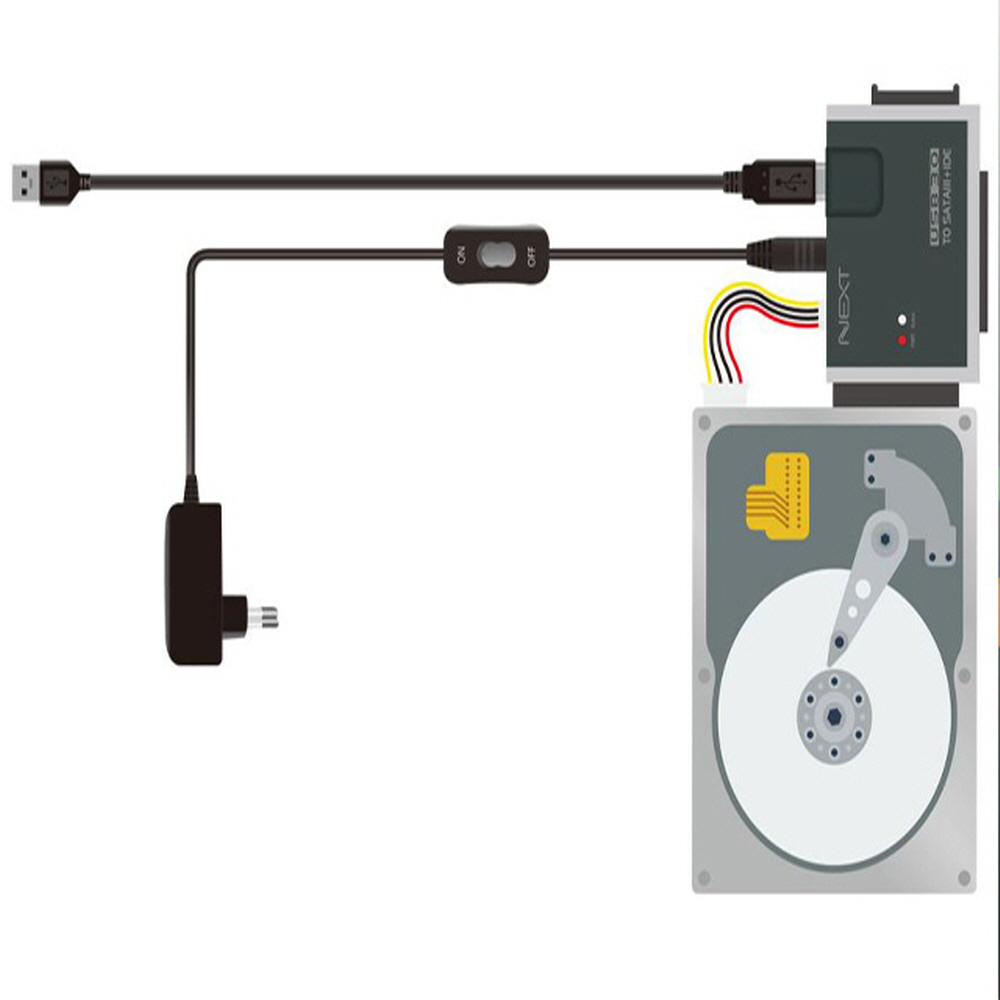 최대14TB SATA3 2 1 IDE 하드디스크 to USB3.0 컨버터, 단일상품 25,000원