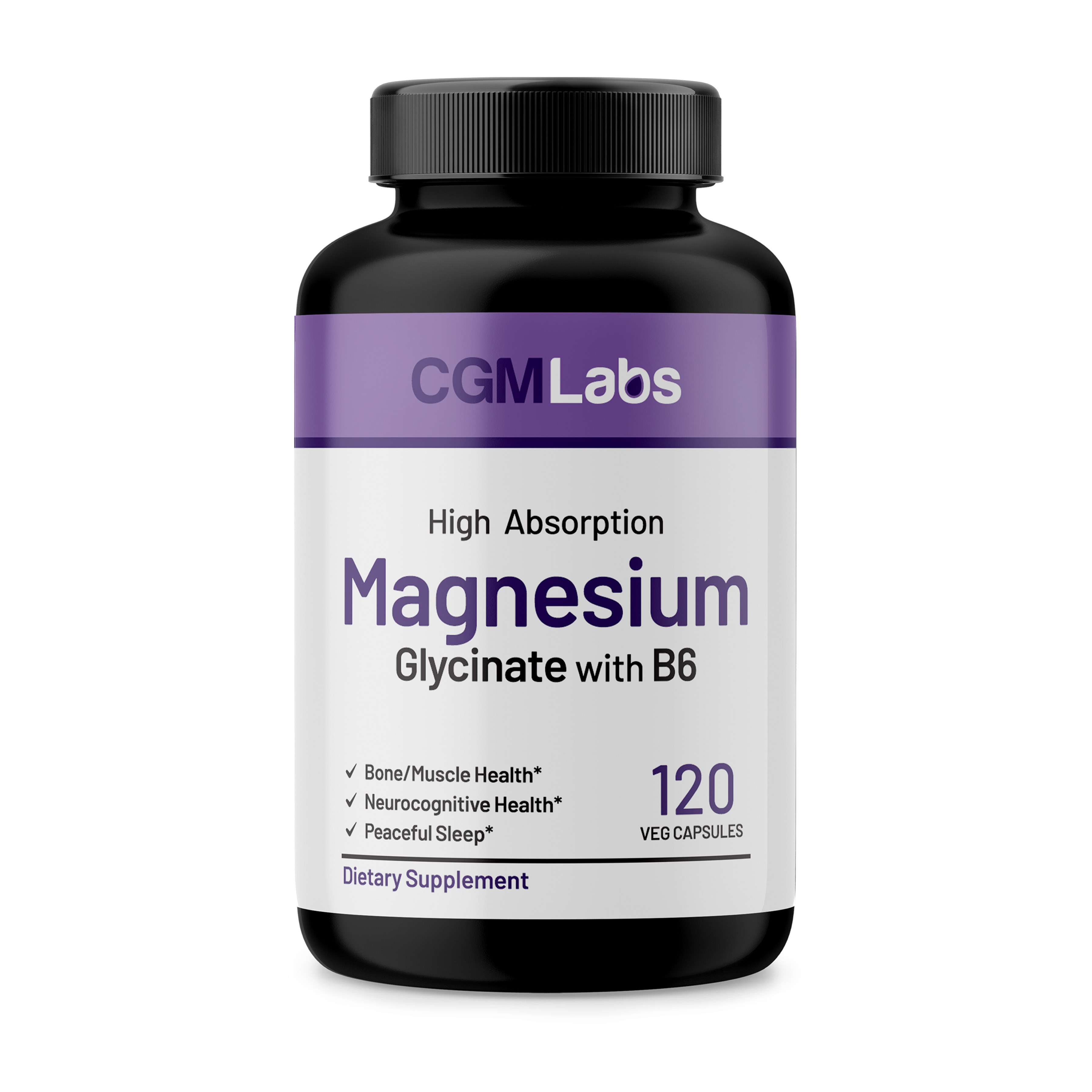 CGM Labs 마그네슘 글리시네이트 +B6 120 베지 캡슐 106,940원
