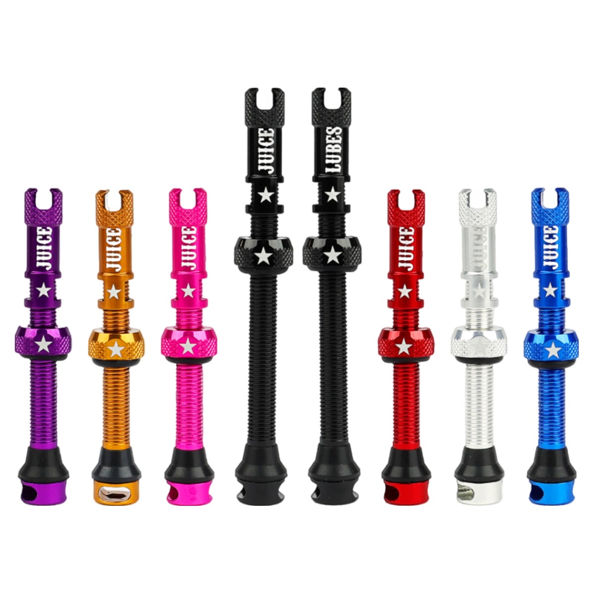 주스루브 자전거 휠 튜블리스 타이어 멀티 툴 밸브 캡 2개입, 1세트, 65mm 실버 50,000원