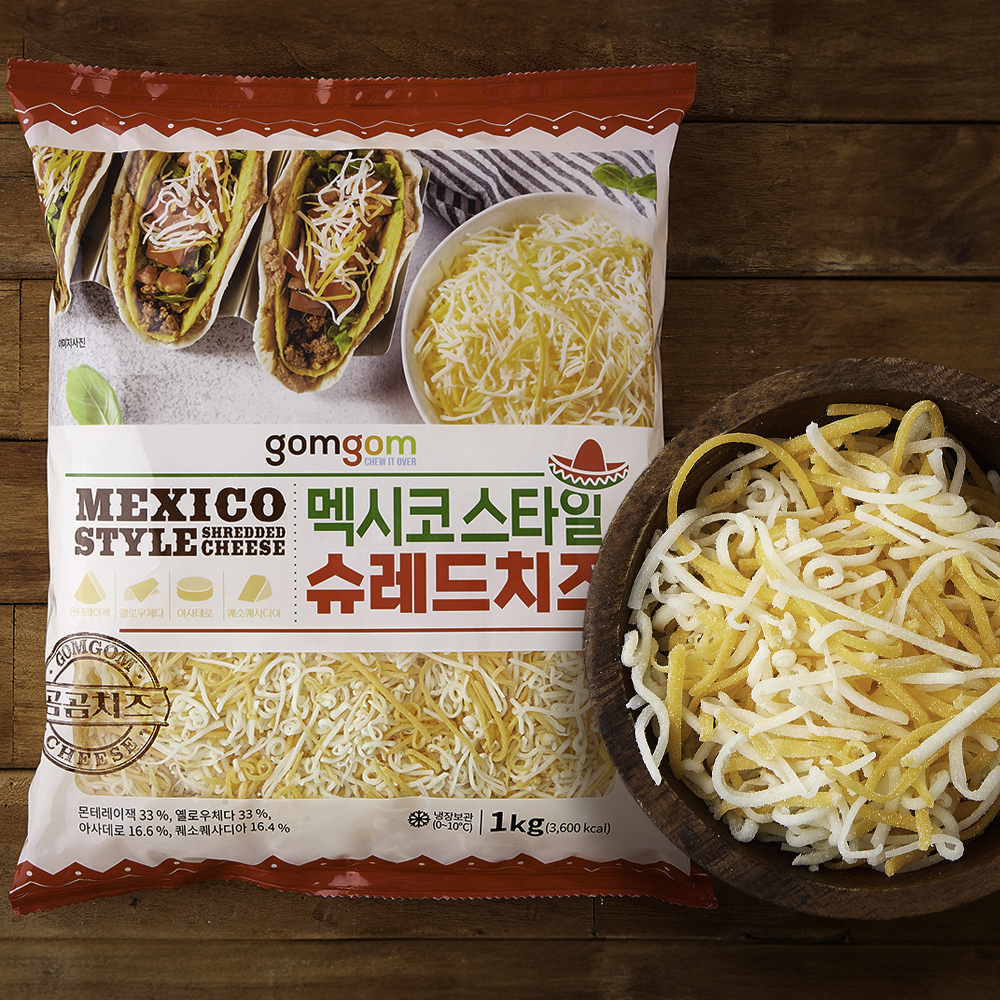 [로켓프레시] 곰곰 멕시코 스타일 슈레드치즈 13,750원