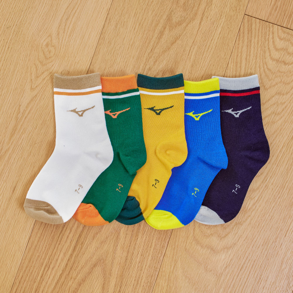 미즈노 주니어용 챔프 중목 양말 5켤레 세트 12,900원