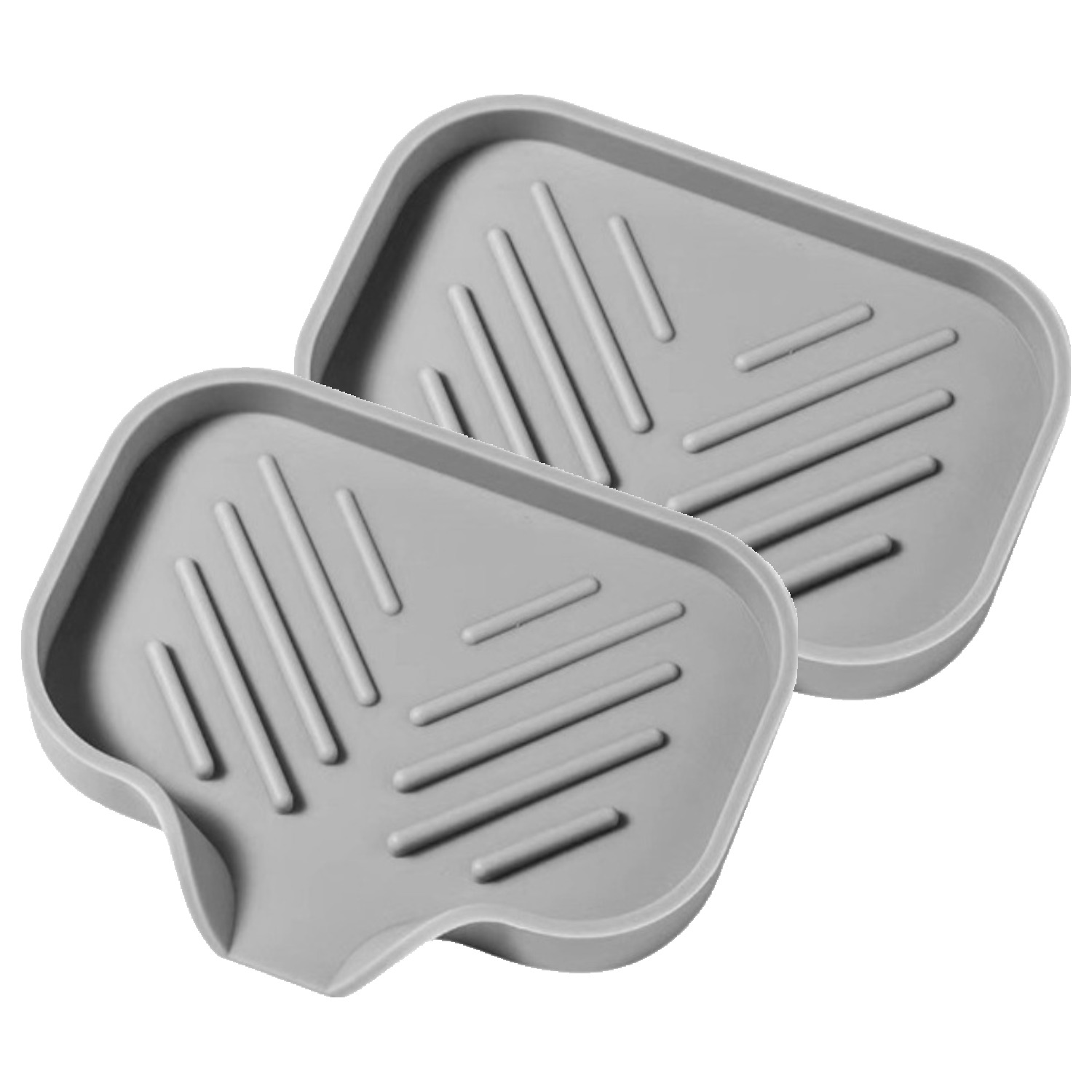 리빙홈디테일 실리콘 물빠짐 비누 받침 LHD-074, 그레이, 2개 5,000원