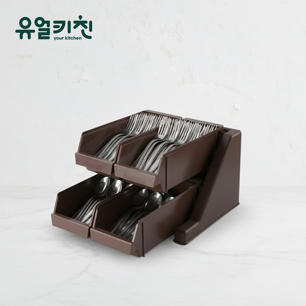 업소용 수저 분류통 커트러리 정리함 분리함 4구 수저통 세트 28,000원