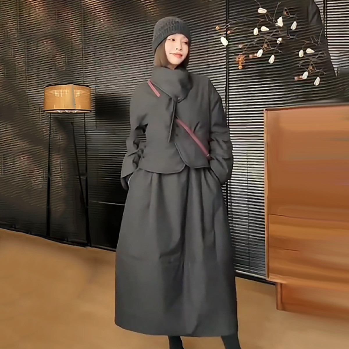 에이비씨홈 투피스 패딩 항아리치마 법복(국내배송) 89,000원