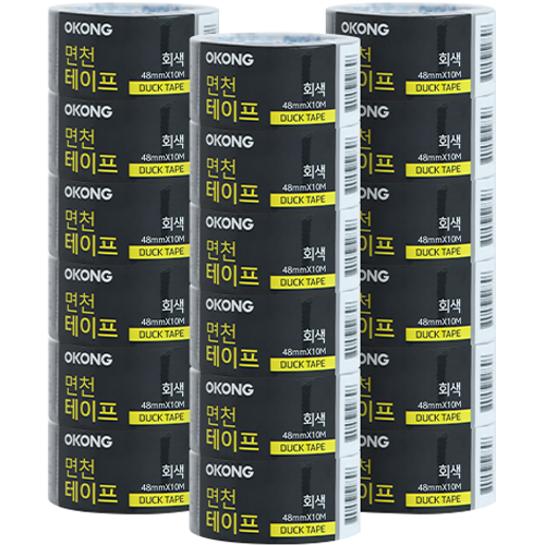 오공 포장용 면천 테이프 회색 48mm x 10m, 18개 37,980원