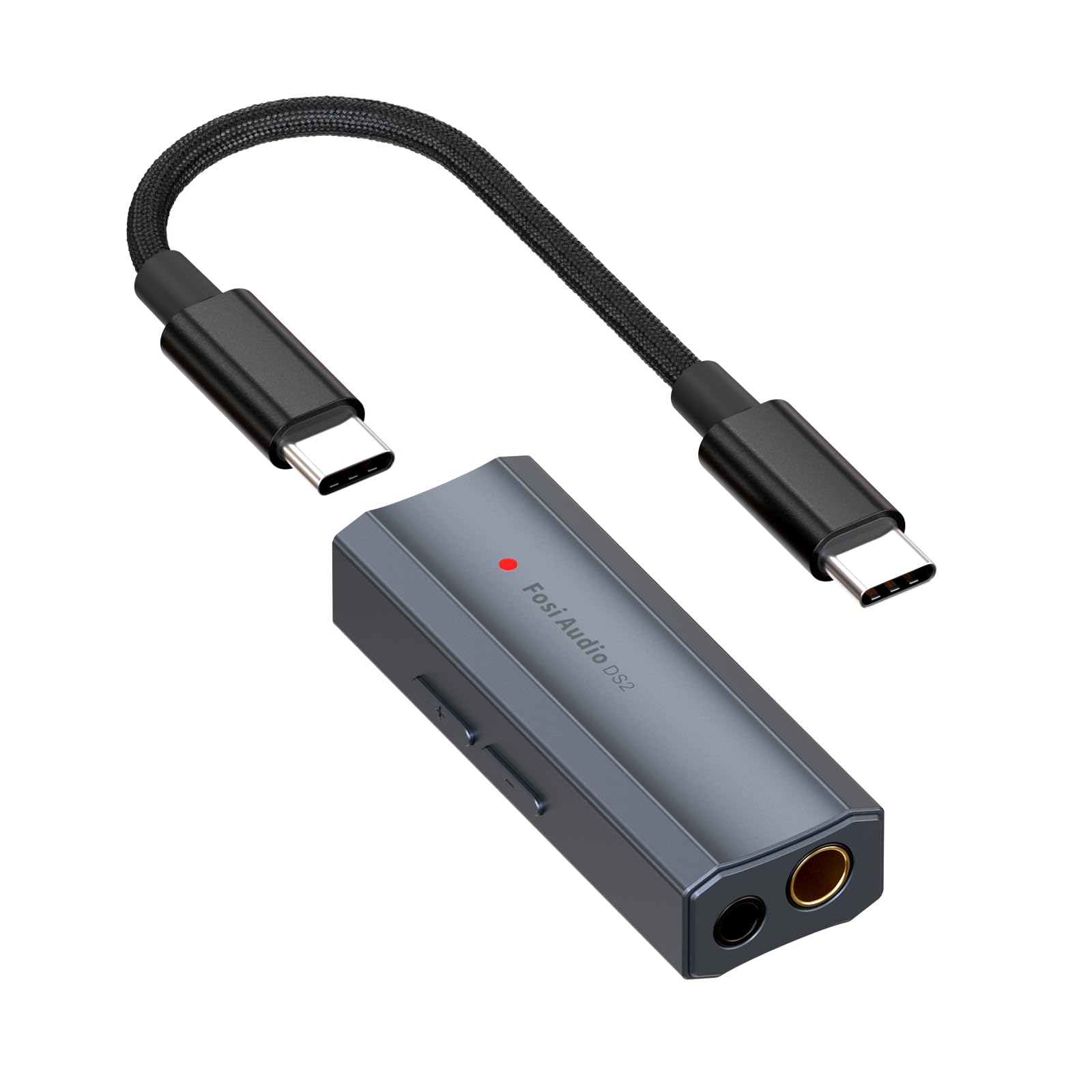 Fosi Audio DS2 USB C to AUX 헤드폰 앰프 DAC 동글 3.5mm 잭 오디오 휴대용 앰프 듀얼 출력 DSD256 4.4mm 균형 고해상도 CS43131 102,100원