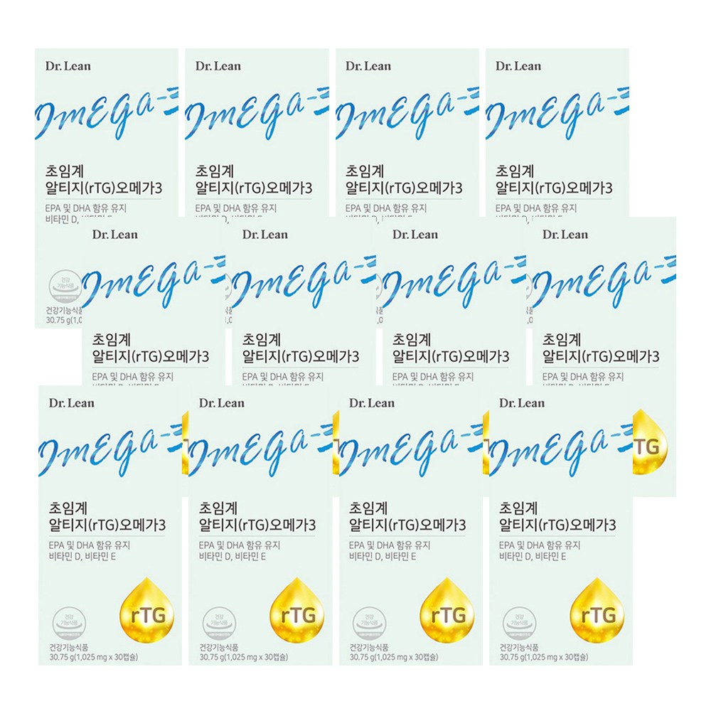 닥터린 초임계 알티지 오메가3 1025mg x 30캡슐, 120정, 12개 112,930원