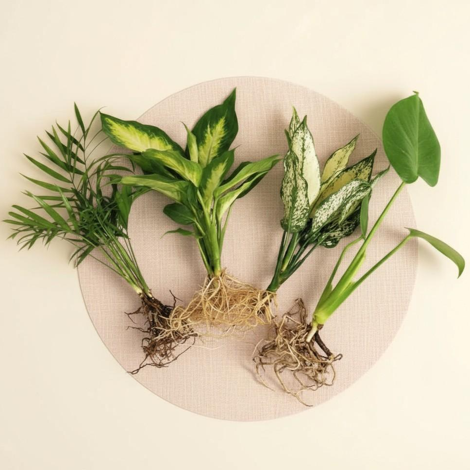 수경재배 식물/ 몬스테라 /스노우사파이어/오로라/ 테이블야자 /혼합 세트, 1개 19,900원