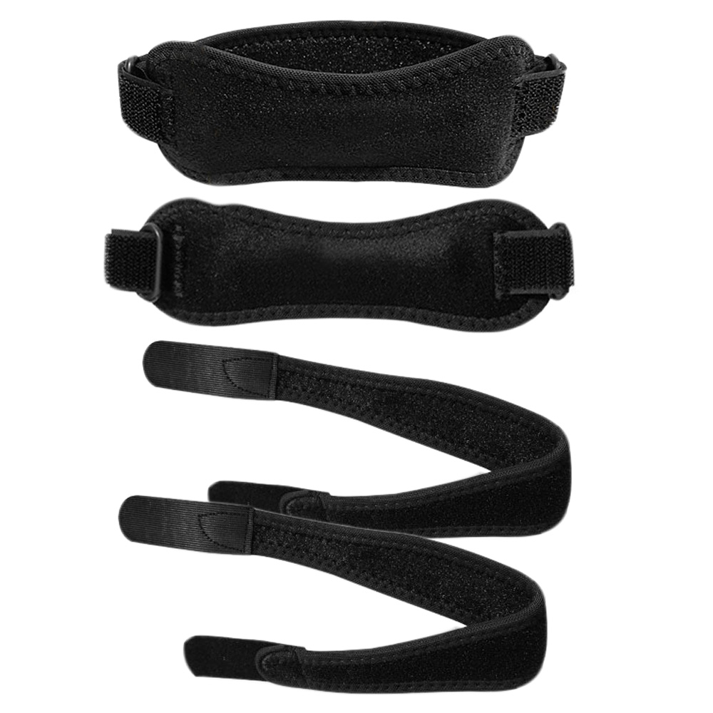 [AC-Mall] 실리콘 슬개골 보호대 1세트-4개/무릎부상 방지 스트랩형 간편착용 무릎보호대/밸크로 타입 사이즈 조절 29,900원