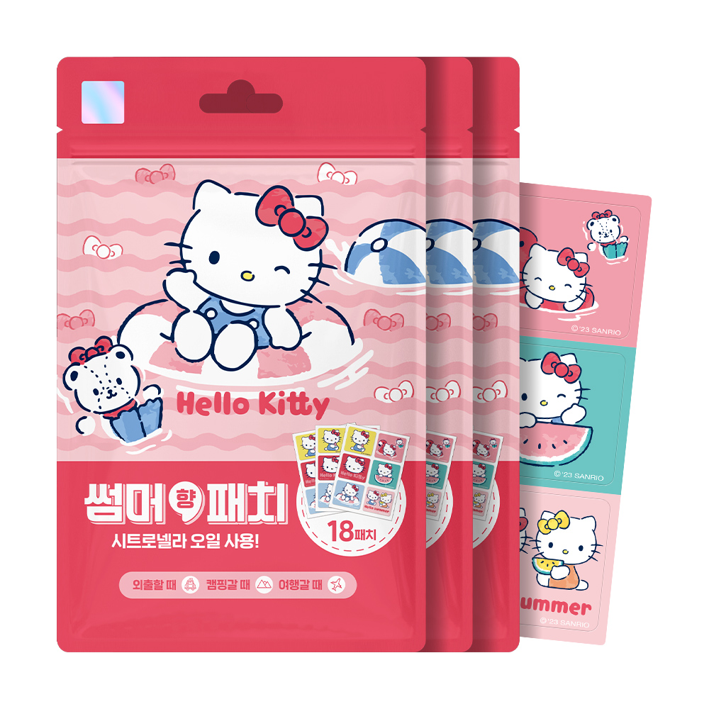 아텍스 아동용 헬로키티 썸머향 패치 18p 6,530원