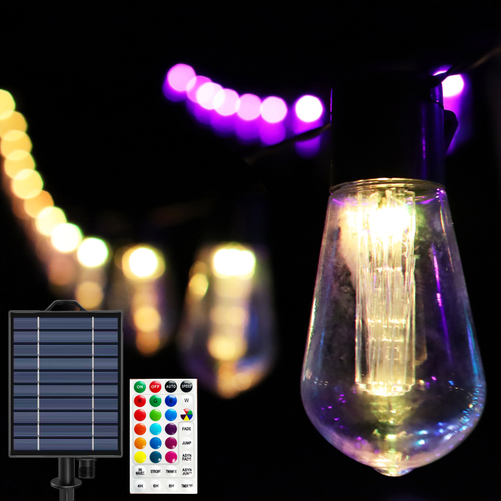 비상 RGB 루프탑 LED 태양광 정원 야외 조명 전등 30구, 혼합색상, 1개 35,800원