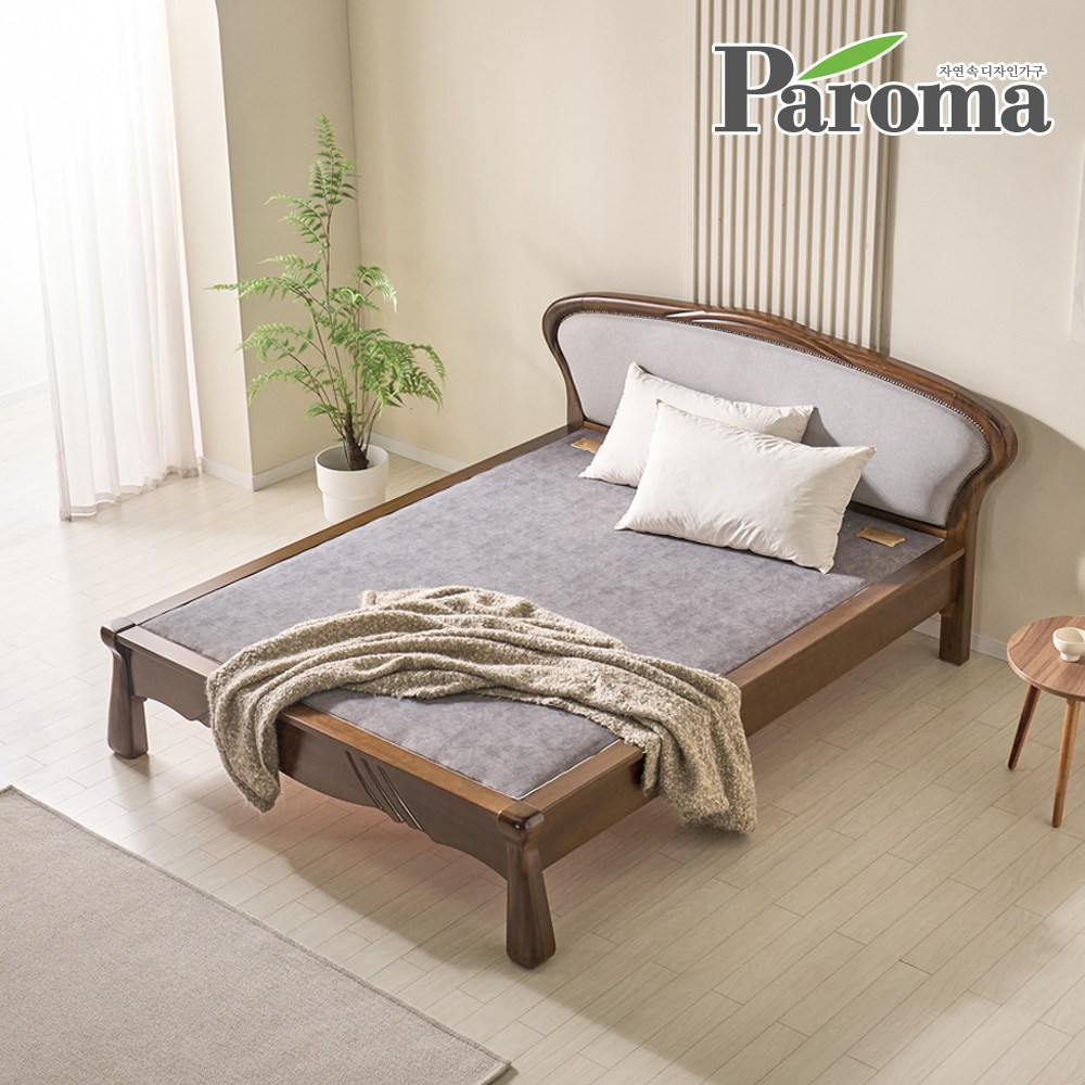 파로마 가야 명작 황토 흙침대 로운 퀸 Q 마야 패브릭 온열 원목 흙보료 1,220,000원