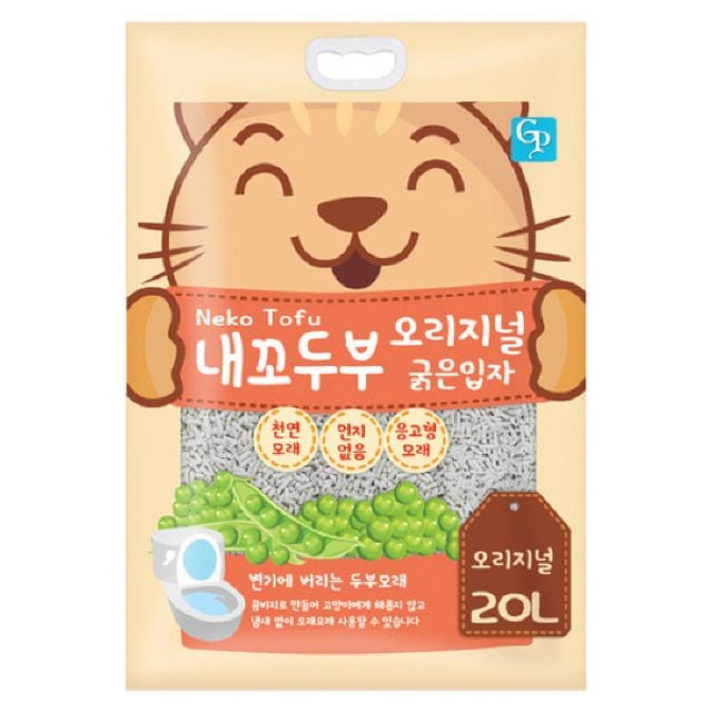 199 내꼬두부 20L 굵은입자 오리지널 화장실 고양이 용품 모래 반려묘 dew+6820Fm 24,800원