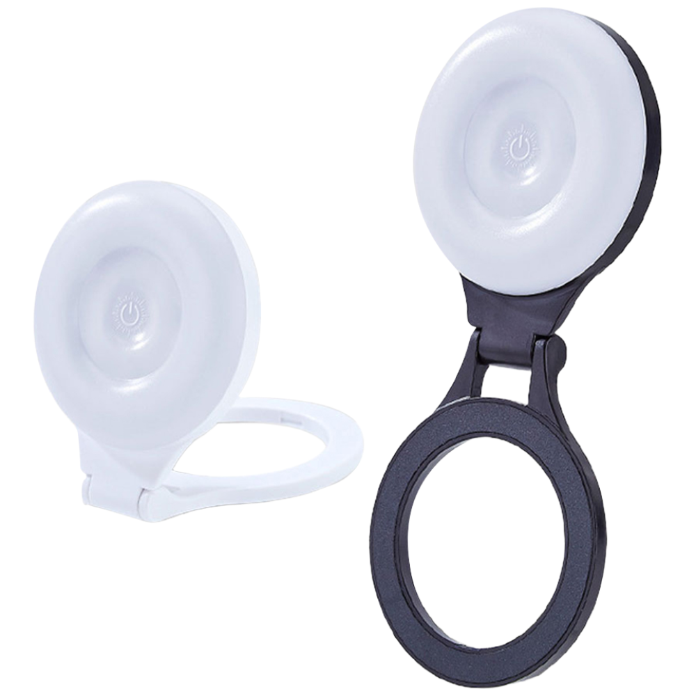 비상 맥세이프 충전식 방송 촬영  셀카 LED 링라이트 핸드폰 3색 조명 2P 19,900원