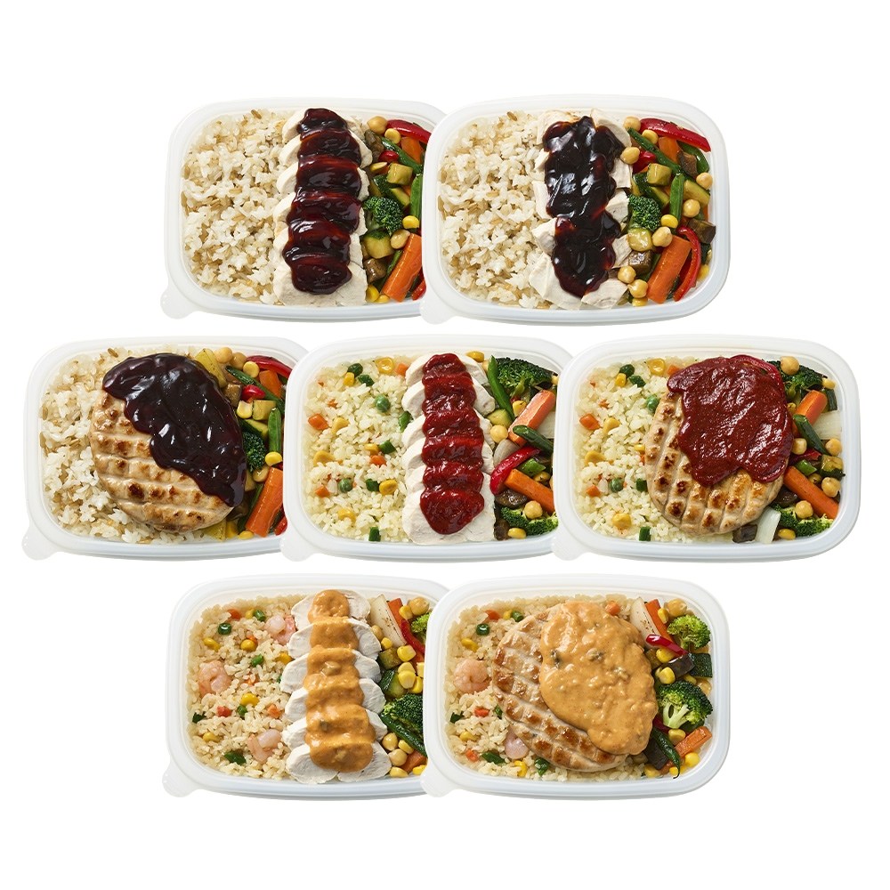 굿스푼 닭한상 맛보기 양많은 닭가슴살 볶음밥 도시락 단백질 슬라이스 조각 스테이크 저당 편의점 도시락 51,200원