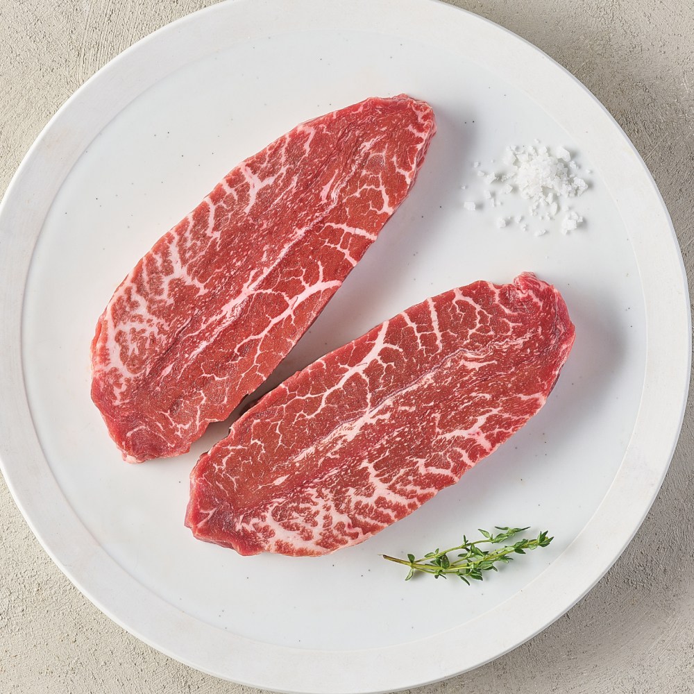 도담우 국내산 부채살 소고기 부채살스테이크 구이용 (와사비솔트 증정), 2개, 200g 29,000원