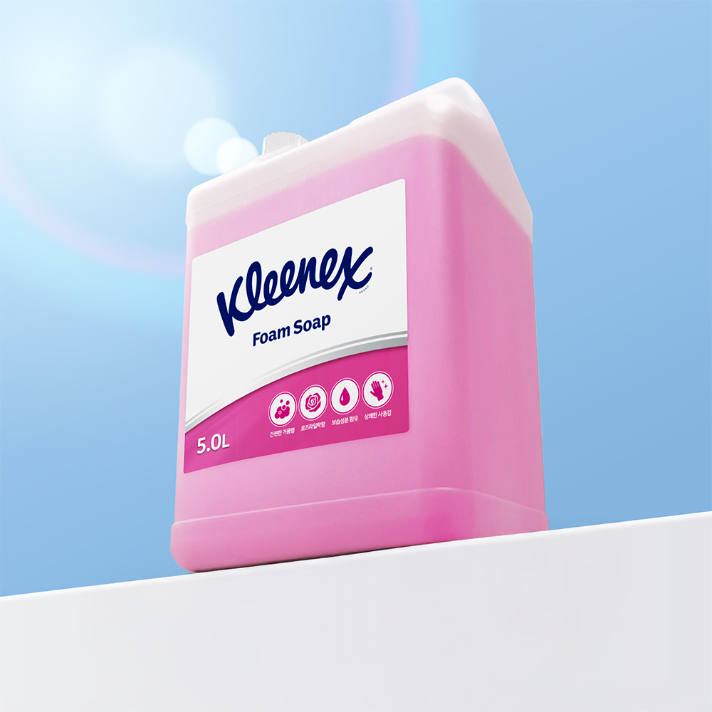 크리넥스 대용량 핸드워시 거품비누 폼 솝, 5L, 1개, 현재가 14,900원