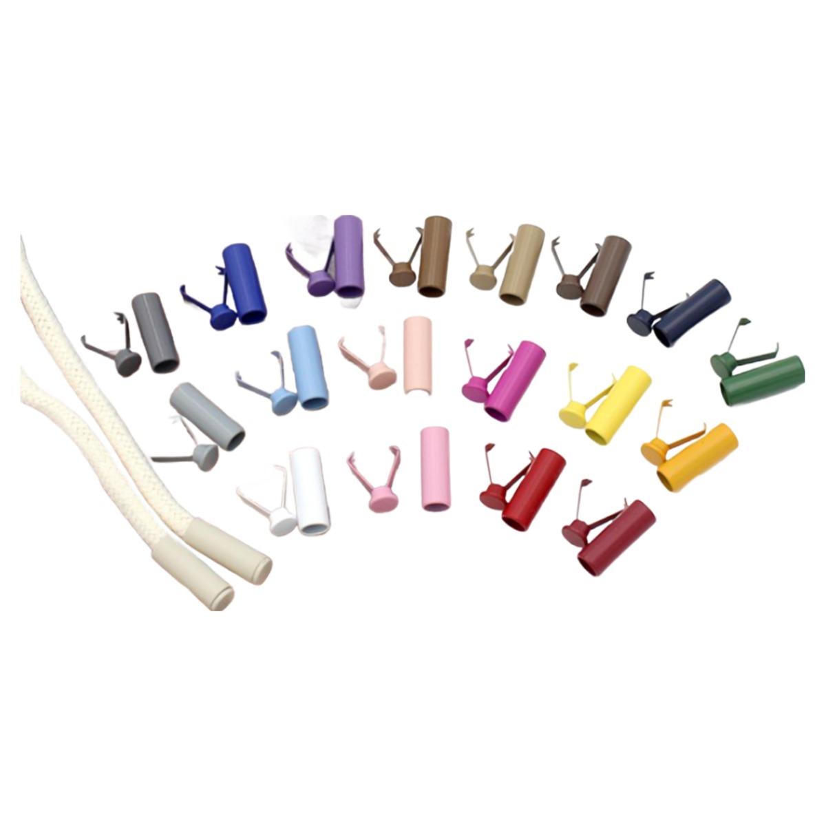 컬러풀 후드끈 신발끈 금속 마감팁 집게형 스트링 마감캡, 2개, 네이비 1,200원