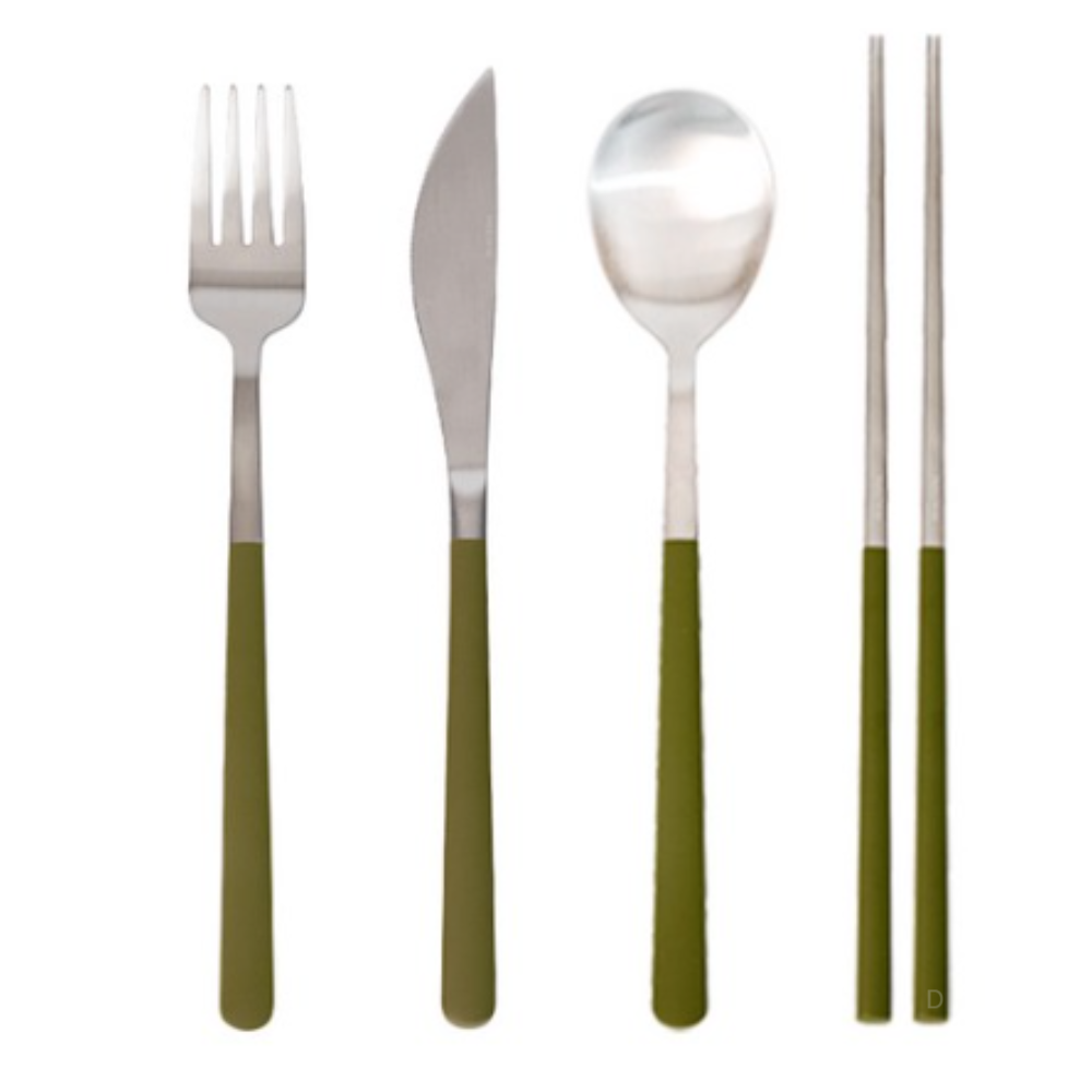 인블룸 메리시아 스텐304 1인 커트러리 4종 세트 40,500원