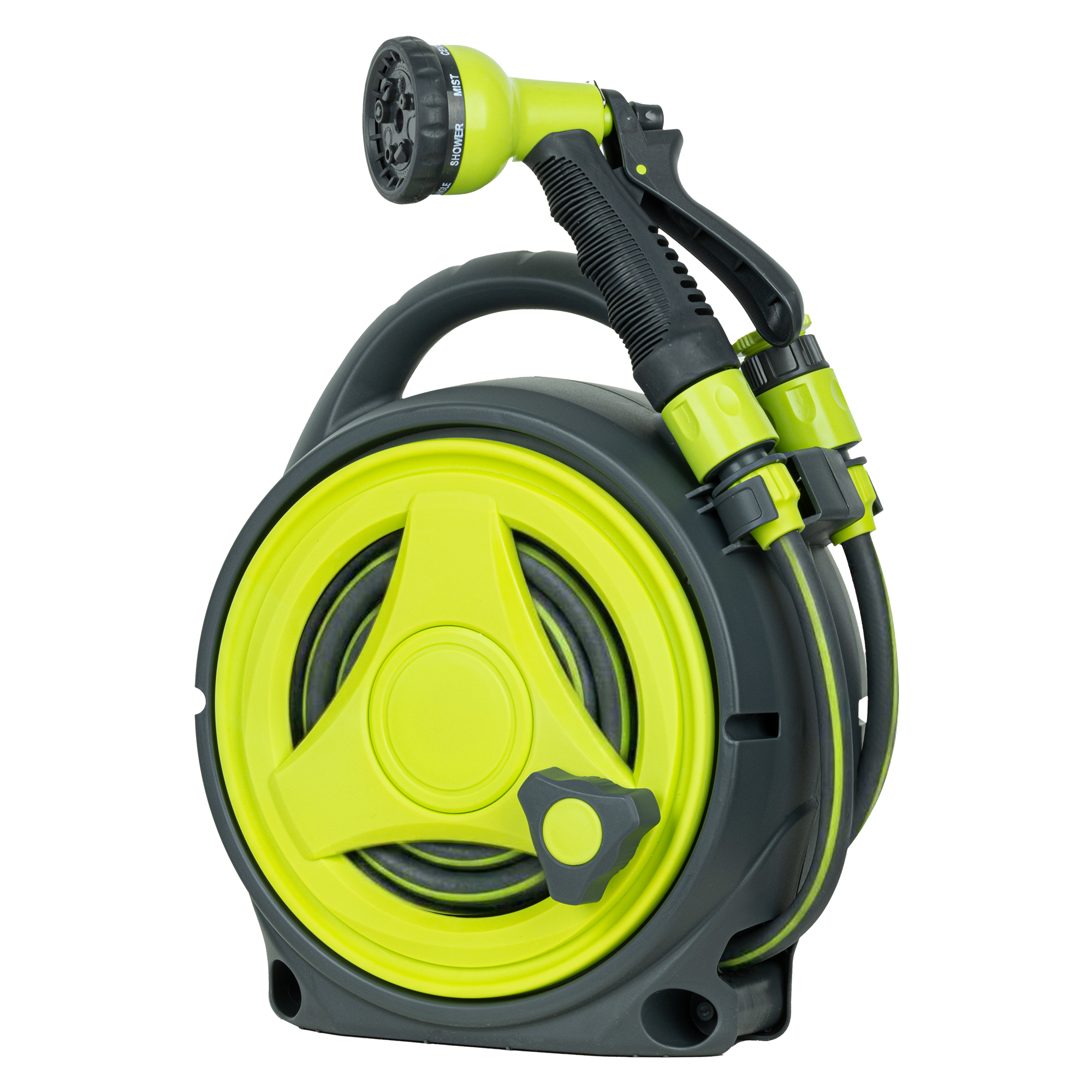 kroshine 물 호스릴 12M 세차 호스 정원 분무기 고압분사호스 원터치워터건, 삼월그린, 1개 57,800원