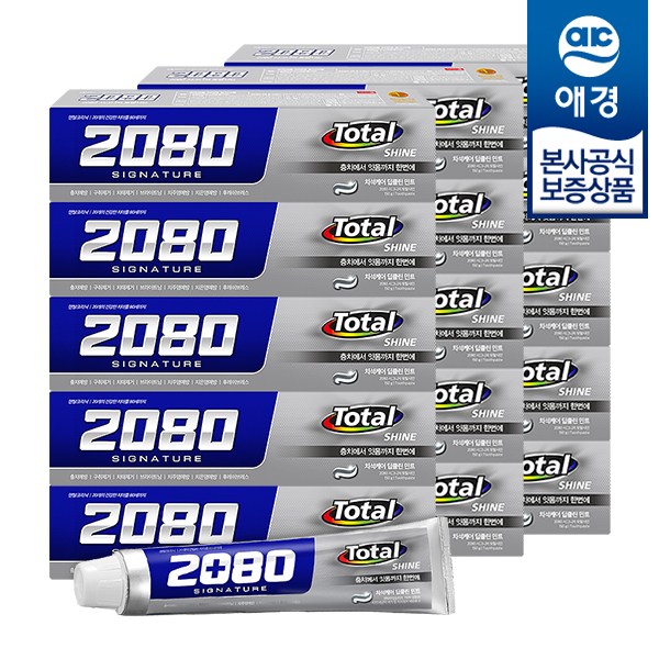 2080 시그니처 토탈 샤인 치약 23,690원