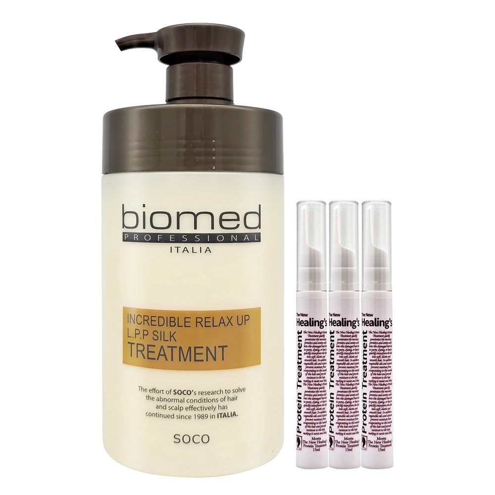 바이오메드 인크레더블 릴렉스 업 엘피피 실크 트리트먼트 1000ml (힐링스단백질트리트먼트 15ml 3개) 20,000원