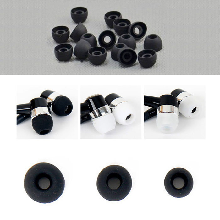 아이디스킨 교체용 이어폰 고무 이어캡, 이어솜 리필, 블랙, 이어캡-중 740원