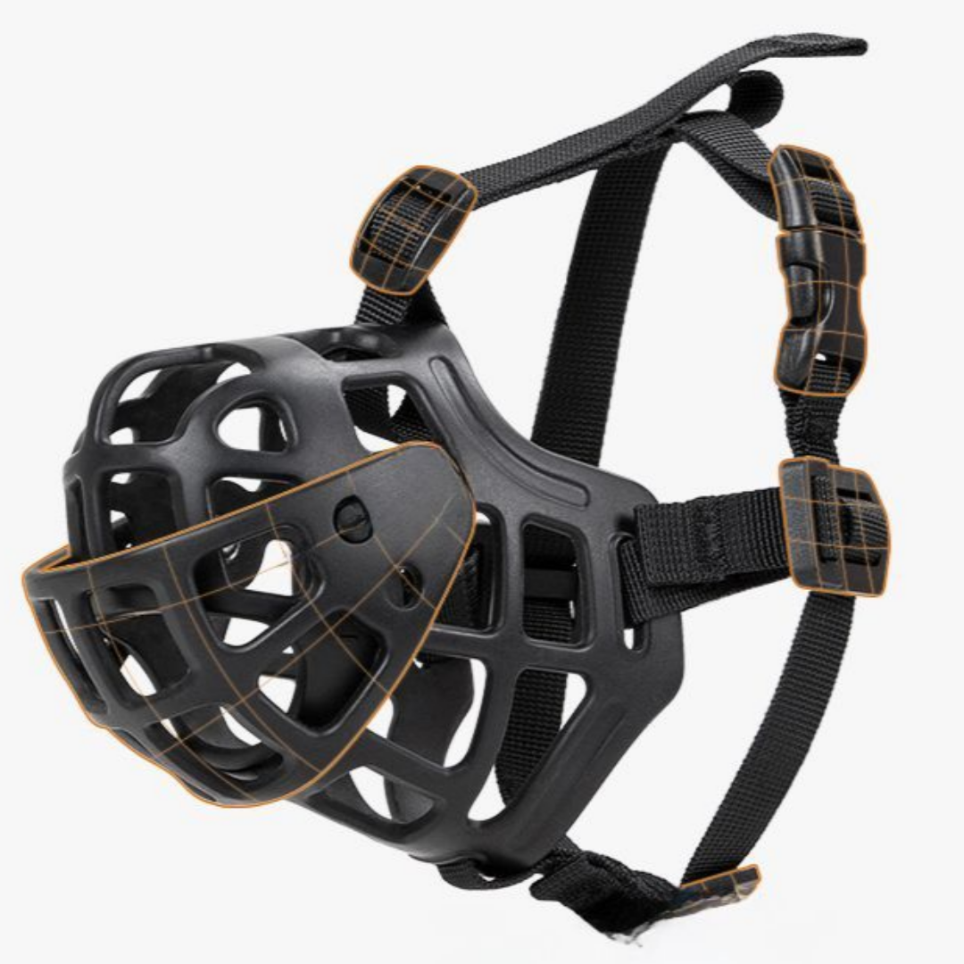 도다인몰 여닫이 보호커버 강아지 실리콘 입마개, 블랙04호(XL), 1개 22,600원