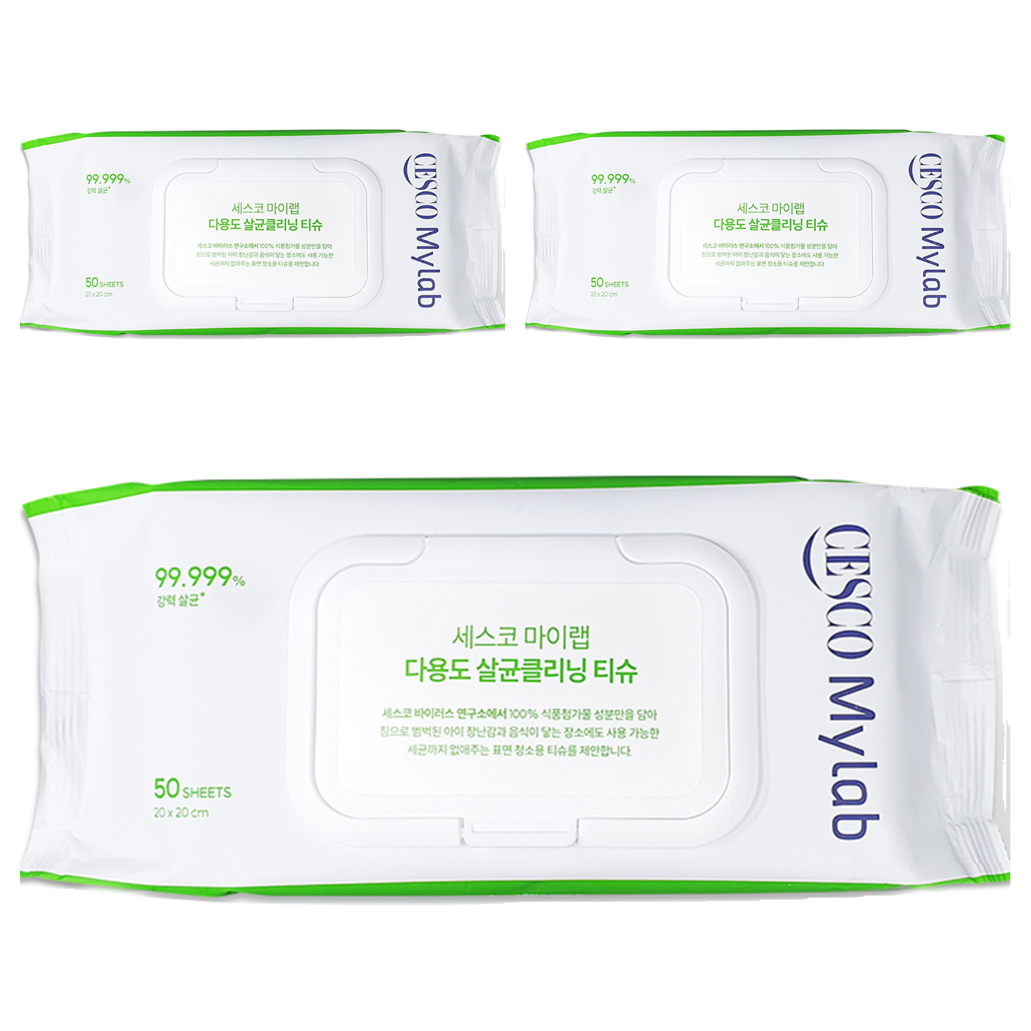 세스코마이랩 다용도 살균클리닝 티슈, 3개 16,000원