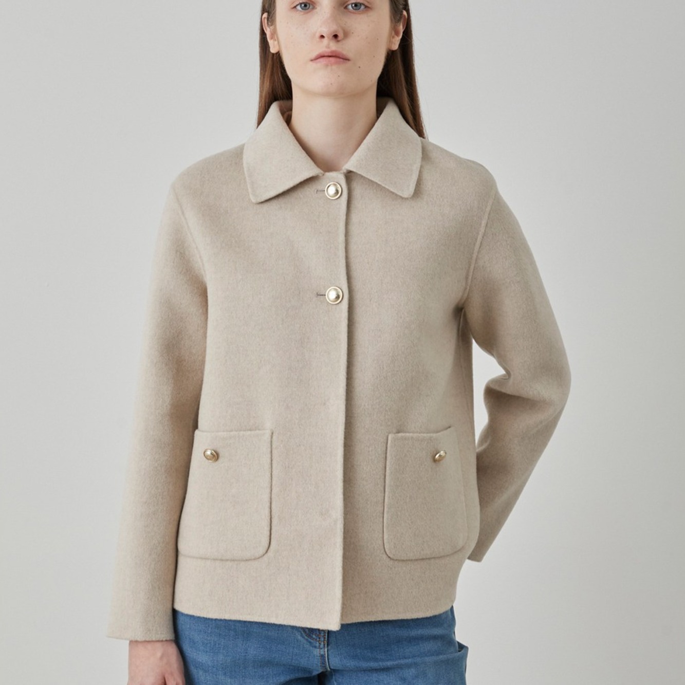 웰메이드 인디안 데일리스트 스탠카라 핸드메이드 자켓_MDEFU5S1101 147,000원