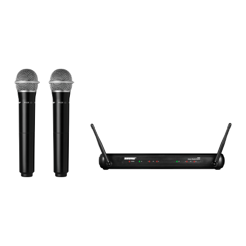 슈어 무선마이크 SVX288/PG28X 900Mhz 2채널 듀얼 송신기+핸드마이크 세트 870,000원