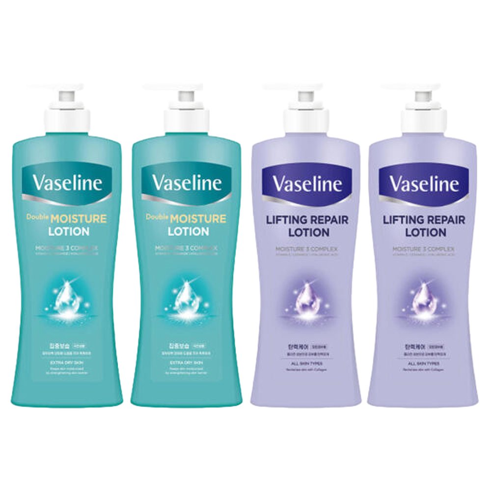 바세린 바디로션 리프팅리페어 450ml 2개 & 더블모이스처 450ml 2개 26,790원