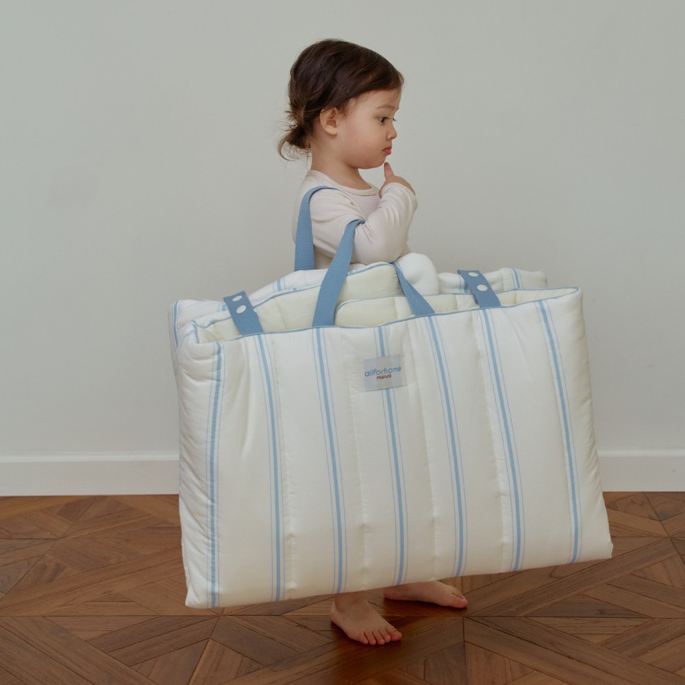 올포홈 프렌치 낮잠이불, 블랙 스트라이프 108,000원