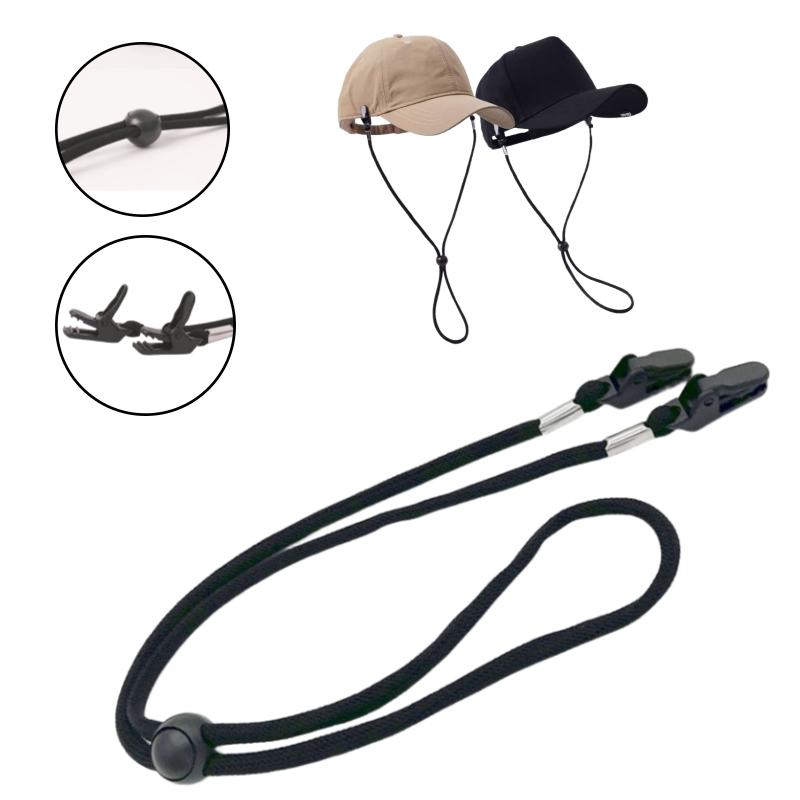길이조절 모자스트랩 분실방지 턱끈 스트랩 줄 끈달기 1,900원